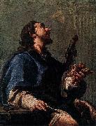 Giambattista Pittoni Saint Roch oil painting on canvas